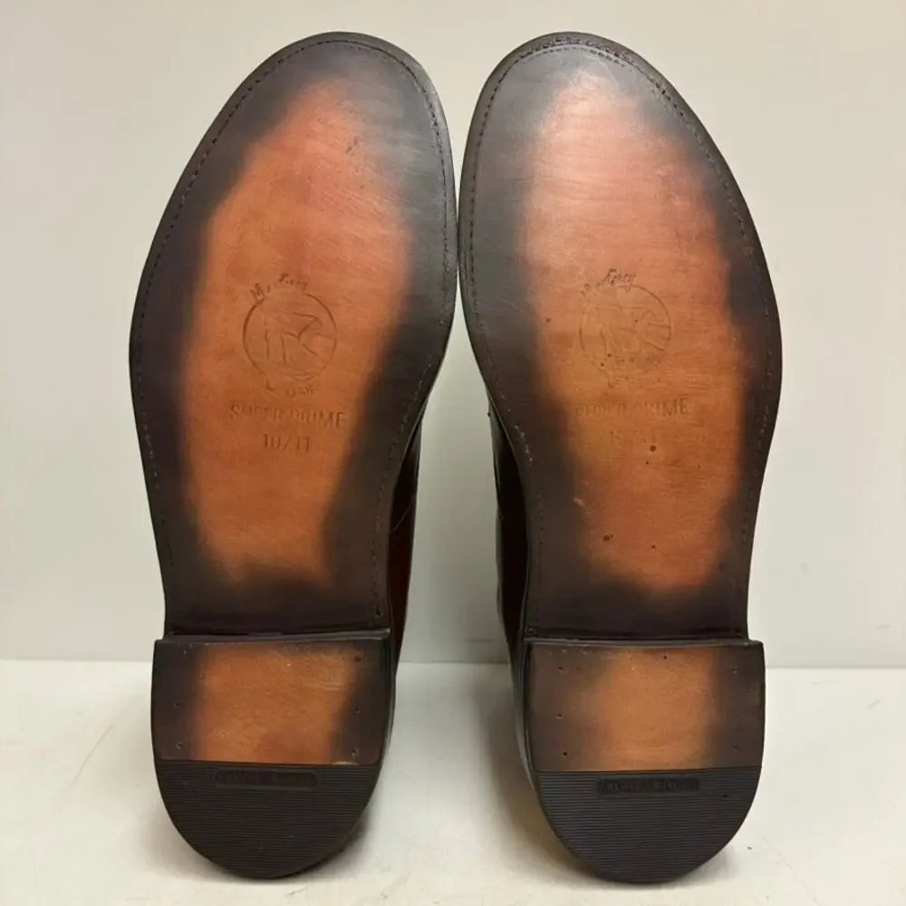 FULLY RESOLED Alden 40292C Brown Alpine Grain NST Tanker Boot Made in USA 11.5 D